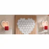 Set of 2 Heart Wall Sconces
