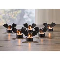 Set Of 6 Holiday Candleholders