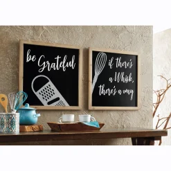 Set of 2 Humor Kitchen Wall Art