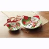 Set of 2 Merry Snowman Serving Dishes