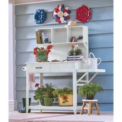 Set of 3 Metal Americana Flowers