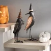 Set of 2 Metal Crows