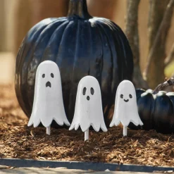 Set of 3 Metal Ghost Stakes