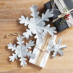 Set of 3 Metal Snowflakes