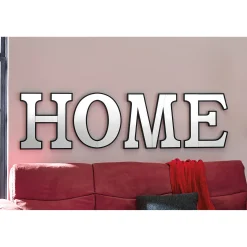 Set of 4 Mirrored Home Letters