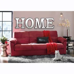 Set of 4 Mirrored Home Letters