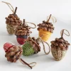 Set of 6 Mixed Acorns
