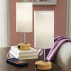 Set of 2 Multi-Charging Touch Lamps