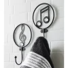 Set of 2 Music Wall Hooks