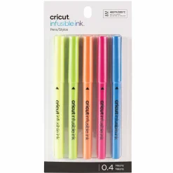 Set of 5 Neon Cricut Infusible Ink Heat Transfer Marker Set