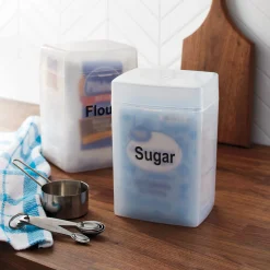 Set of 2 Nesting Flour/Sugar Containers