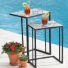 Set of 2 Outdoor Accent Tables