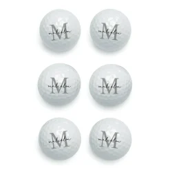 Set of 6 Personalized Name/Initial Golf Balls