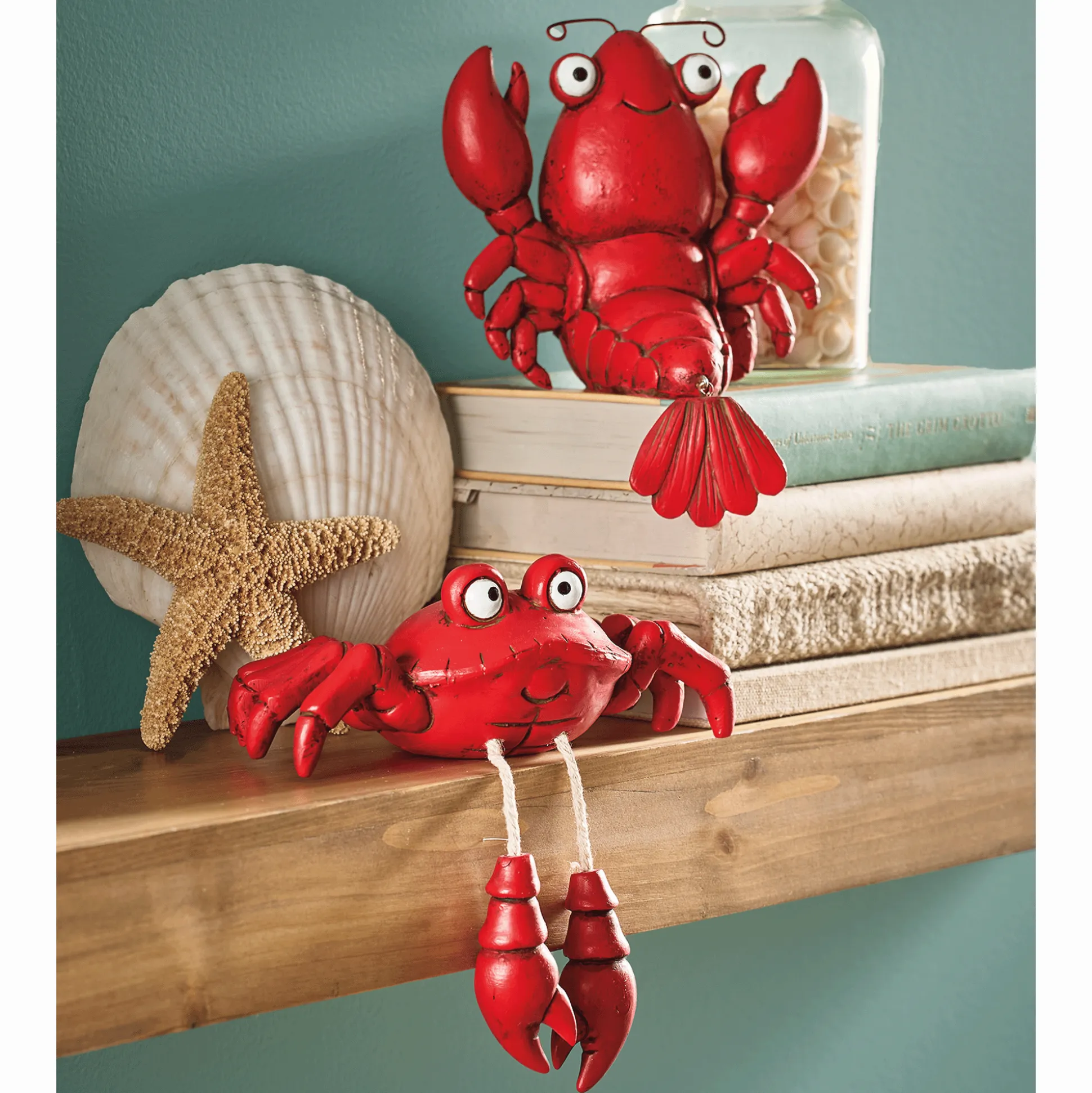 Set of 2 Sea Friends Shelf Sitters