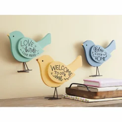 Set of 3 Sentiments Bird Wall Art