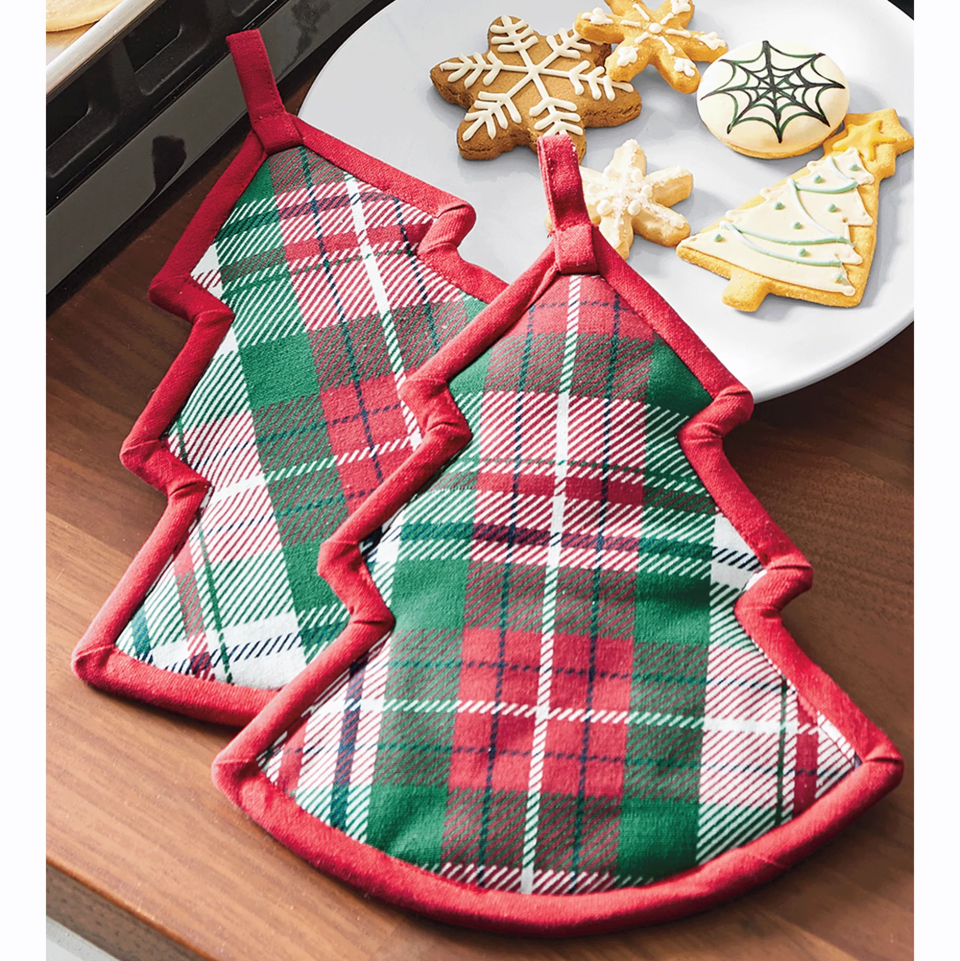 Set of 2 Shaped Potholders