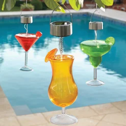Set of 3 Solar Drink Lanterns