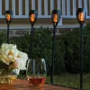 Set of 4 Solar Flame Stake