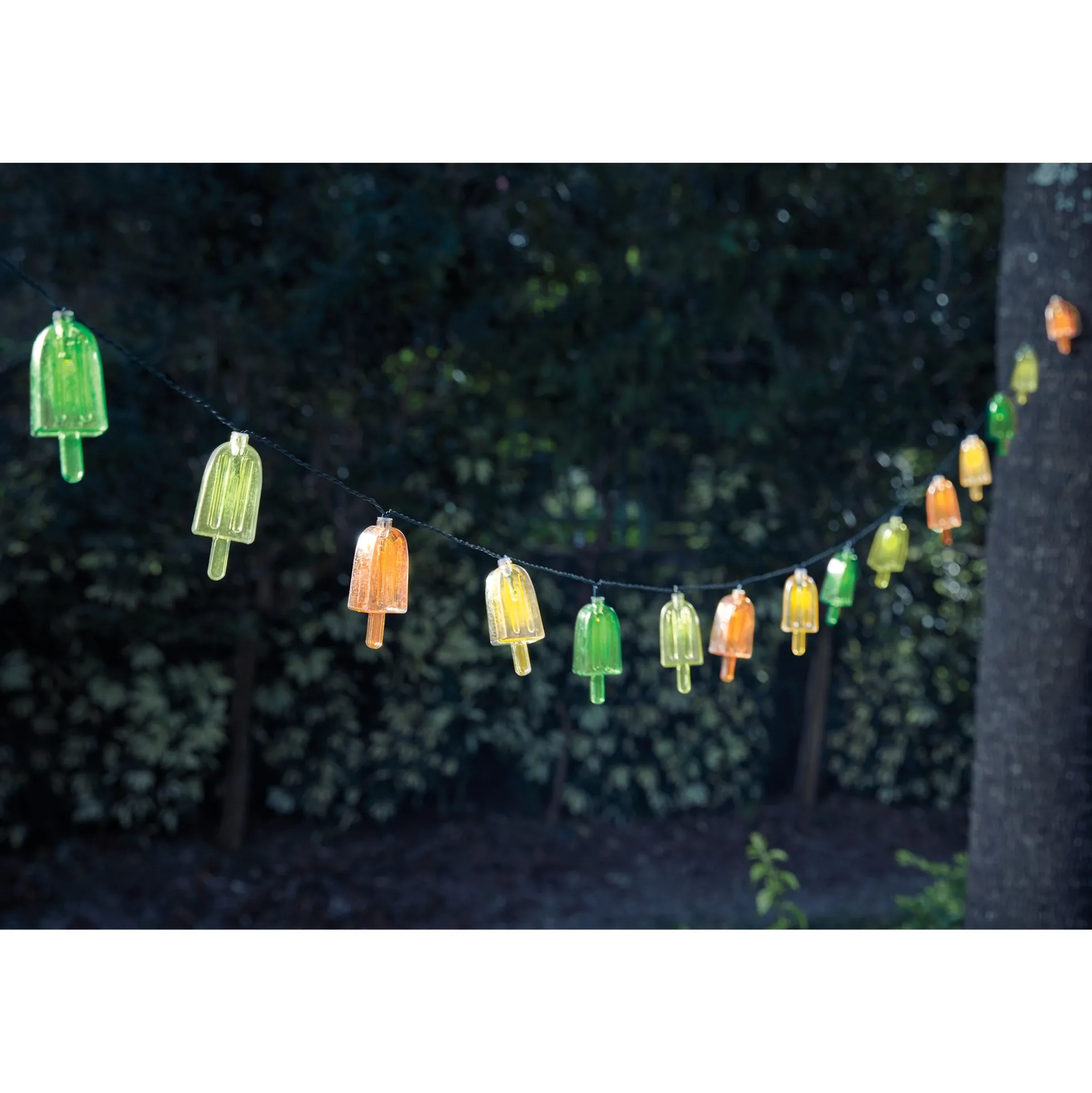 Set of 15 Solar Novelty String Lights