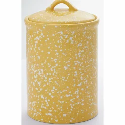 Set of 4 Speckled Canisters