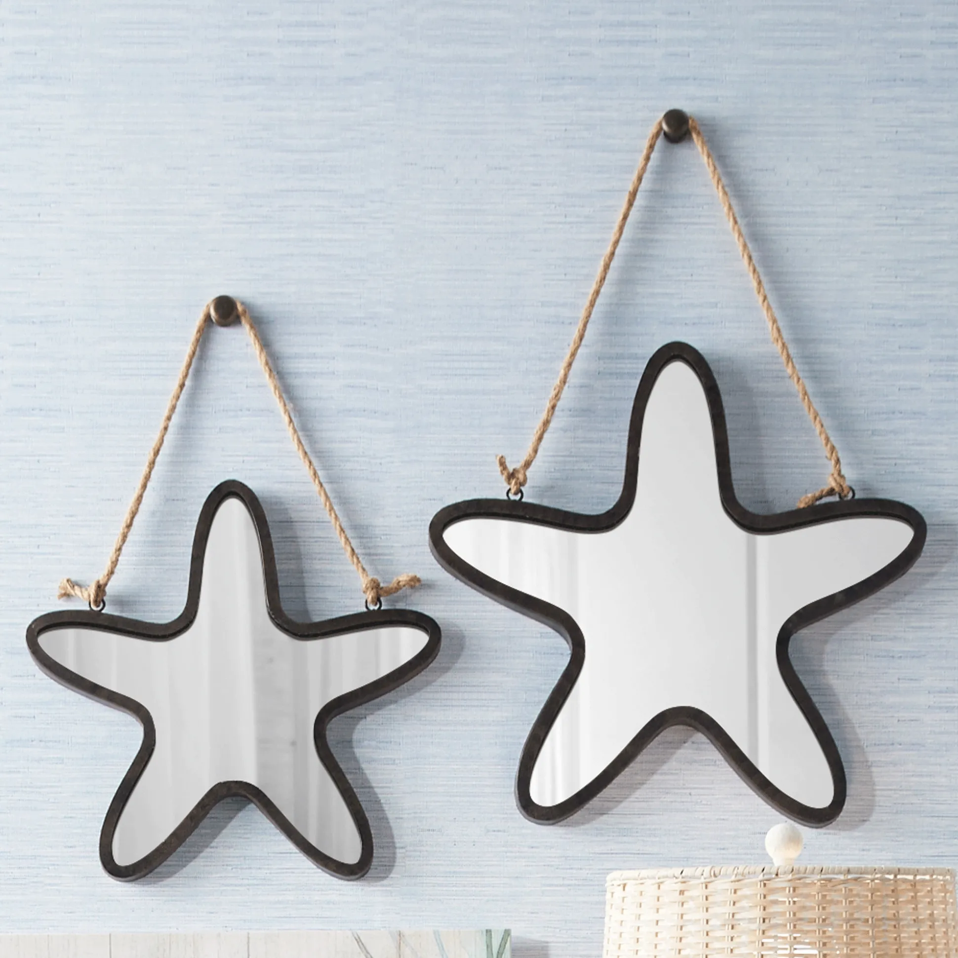 Set of 2 Starfish Mirrors