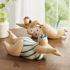 Set of 2 Swimming Sisters Figurines