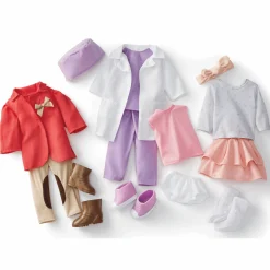 Set of Three 18" Doll Outfits