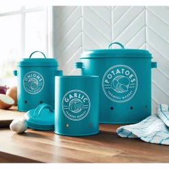 Set of 3 Vented Vegetable Storage Containers