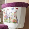 Set of 2 Wildflowers Toilet Tank Decals