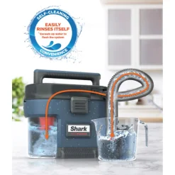 Shark Messmaster Portable Wet/Dry Vac, Small Shop Vac, 1-Gallon Capacity, Perfect for Cars and Pets