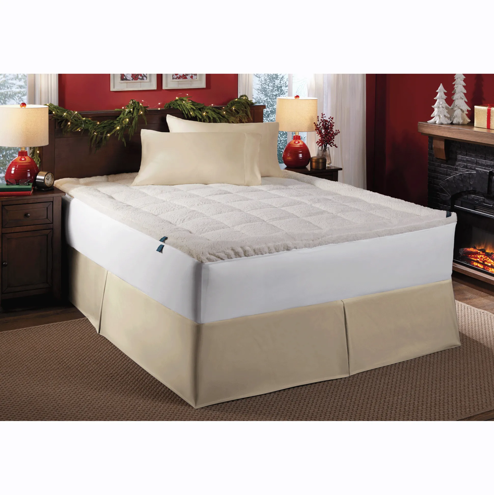 Sherpa Top to Cool Mattress Pad