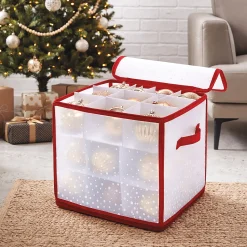 Simplify 27-Count Ornament Storage Organizer