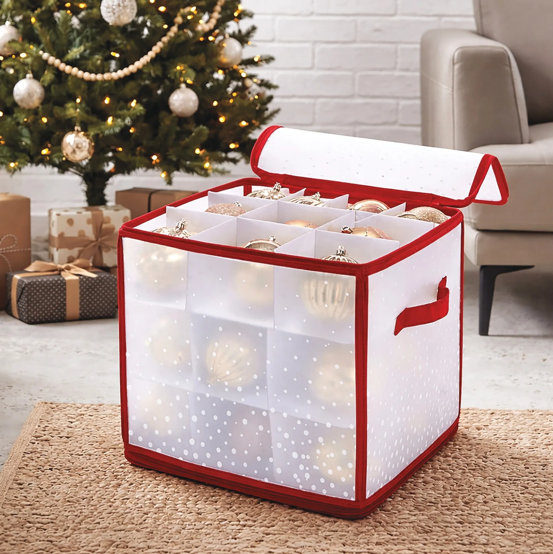 Simplify 27-Count Ornament Storage Organizer