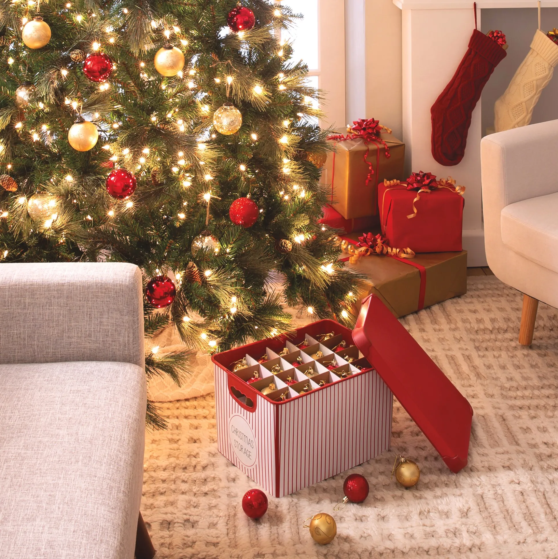 Simplify 60-Ct. Christmas Ornament Storage Organizer