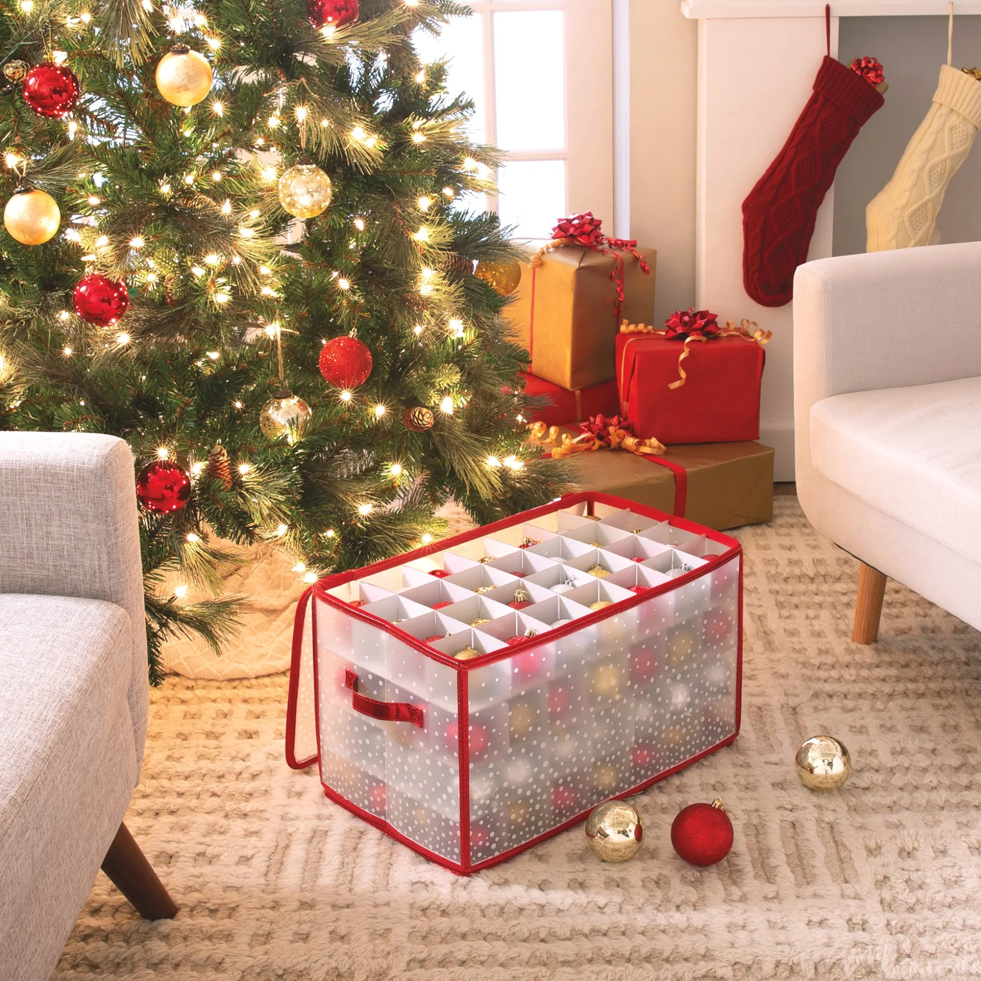 Simplify 112-Ct. Ornament Storage Organizer