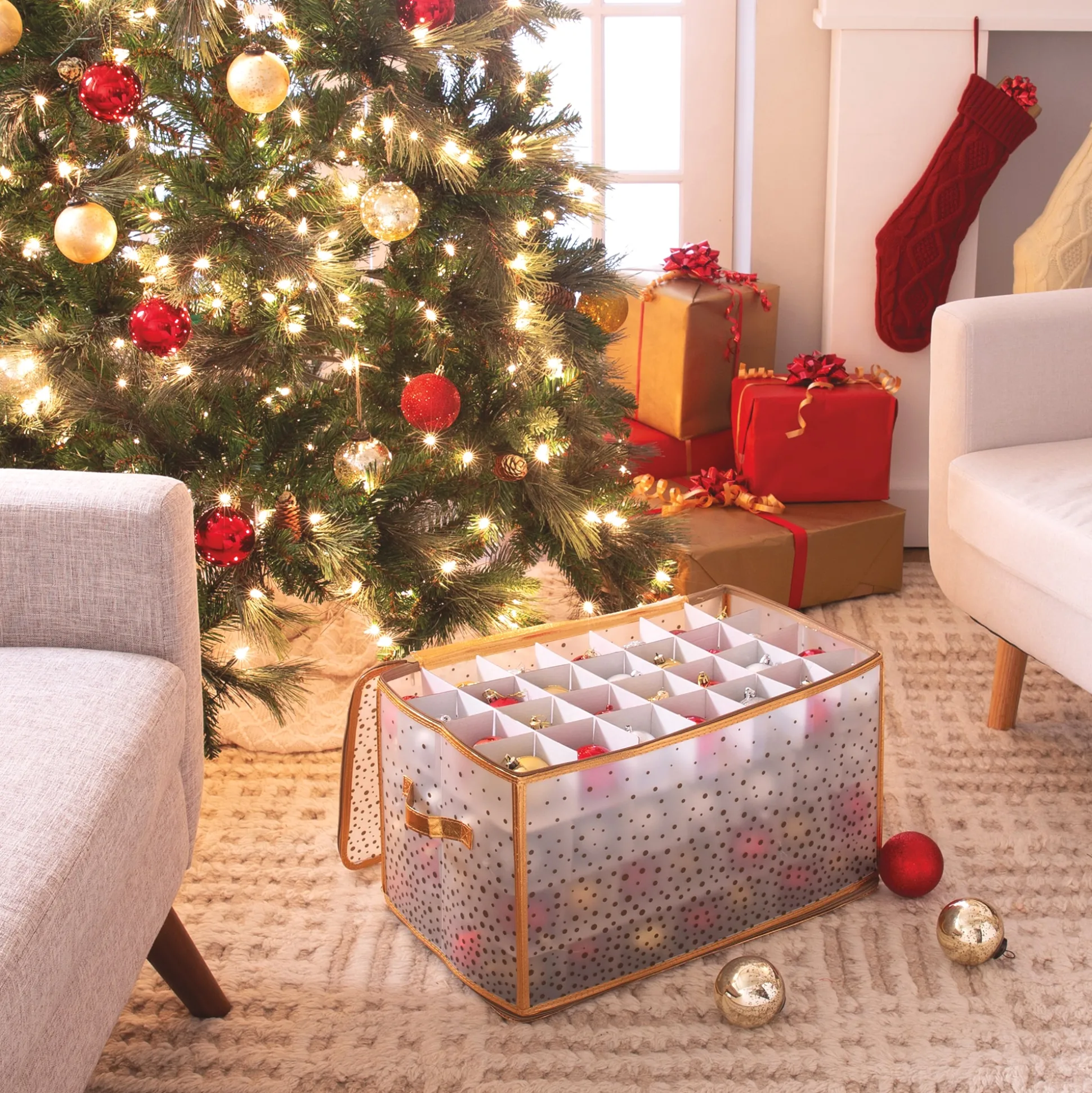 Simplify 112-Ct. Ornament Storage Organizer