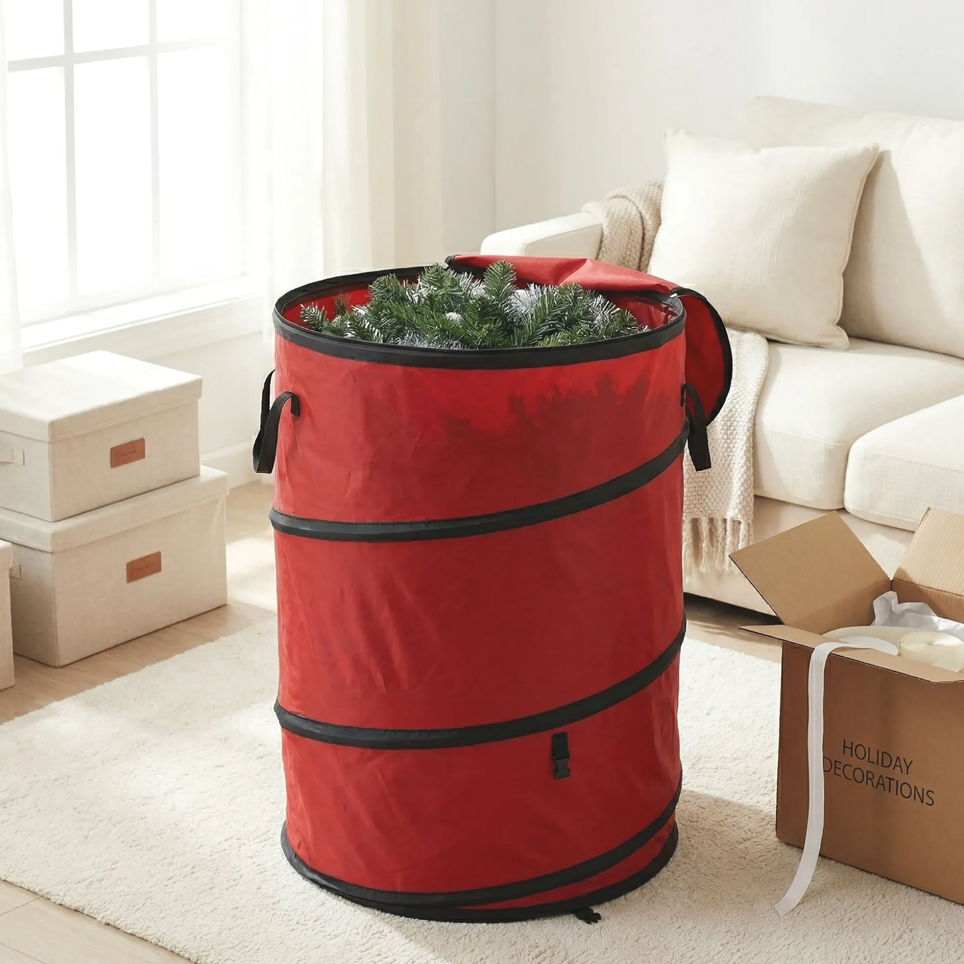 Simplify Heavy-Duty Pop-Up Holiday Storage Bag
