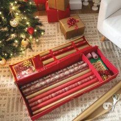 Simplify Holiday Gift Wrap Organizer