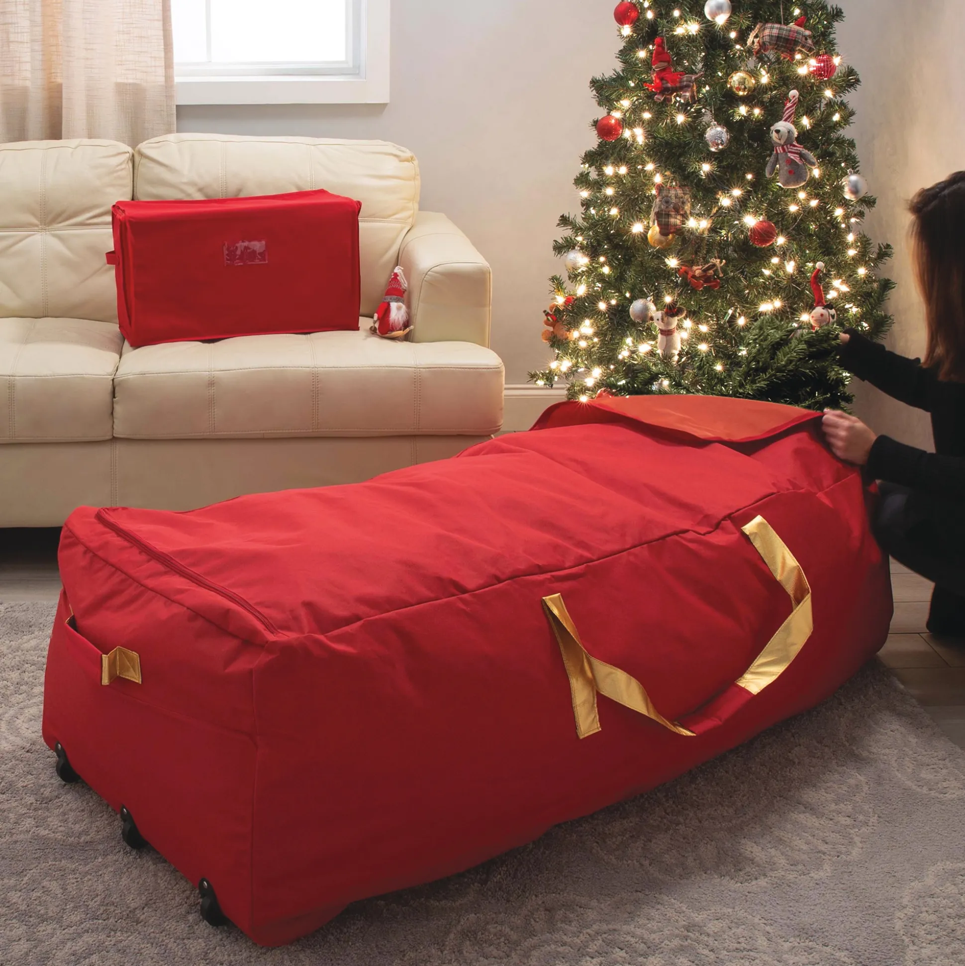 Simplify Rolling Christmas Tree Bag