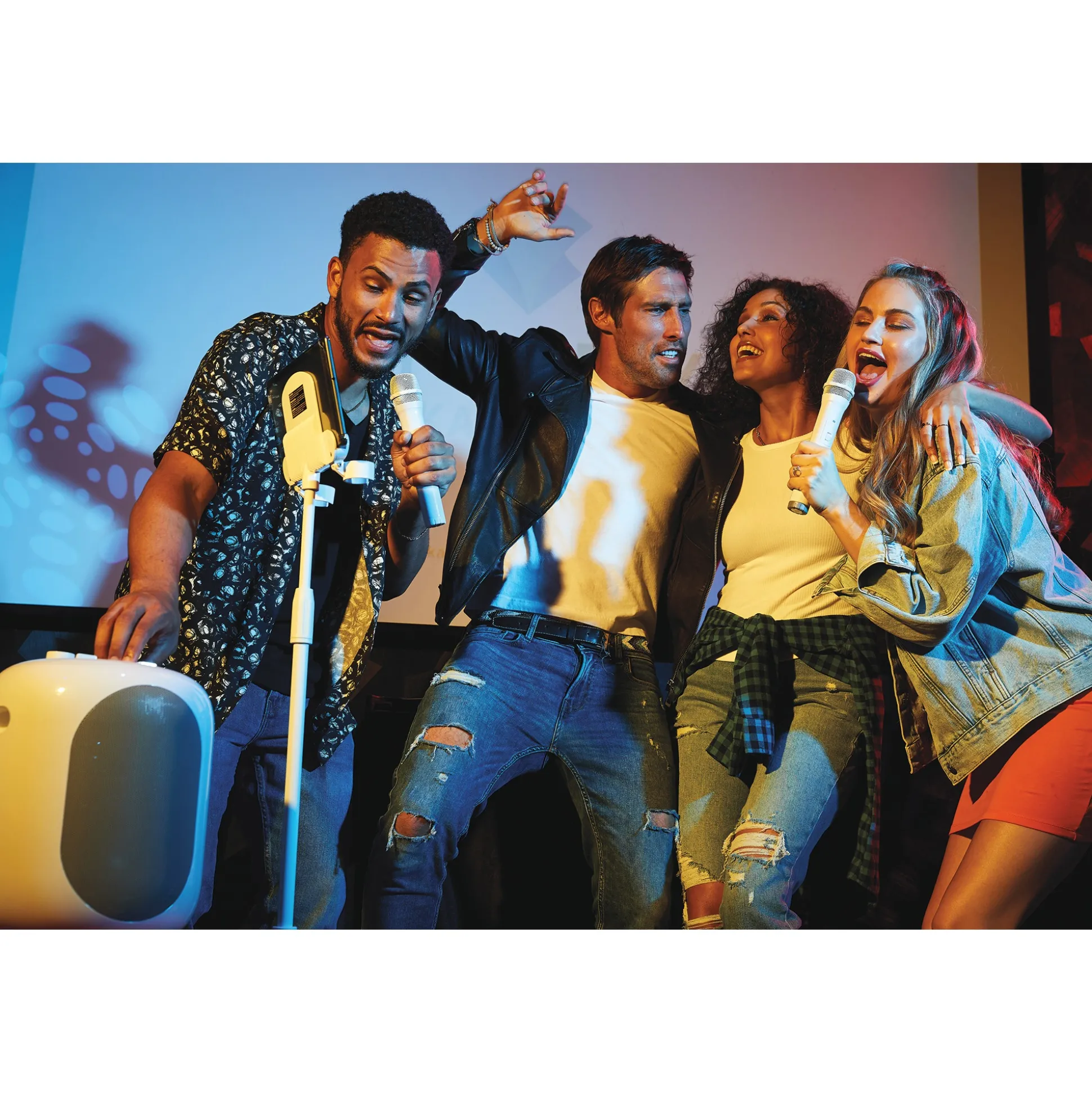 Singing Machine Pedestal Wireless Karaoke System