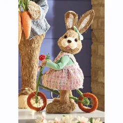 Sisal Bunny on Bicycle