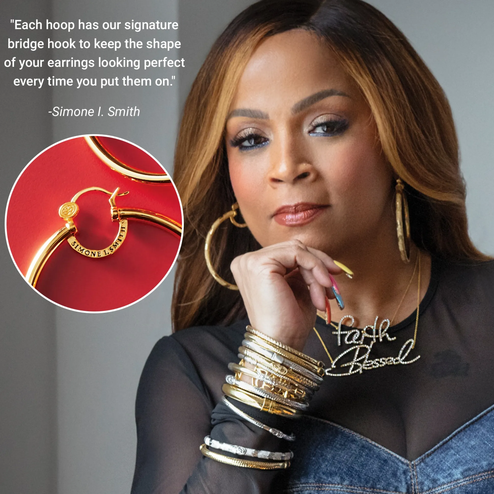Sister Love Bam Beauties Hoops