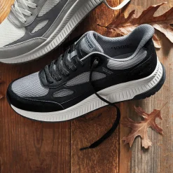Skechers Bob's Slip-Ins Squad 4 Core Look Lace-Up with Leather Upper, Memory Foam Insole and Heel Pillow