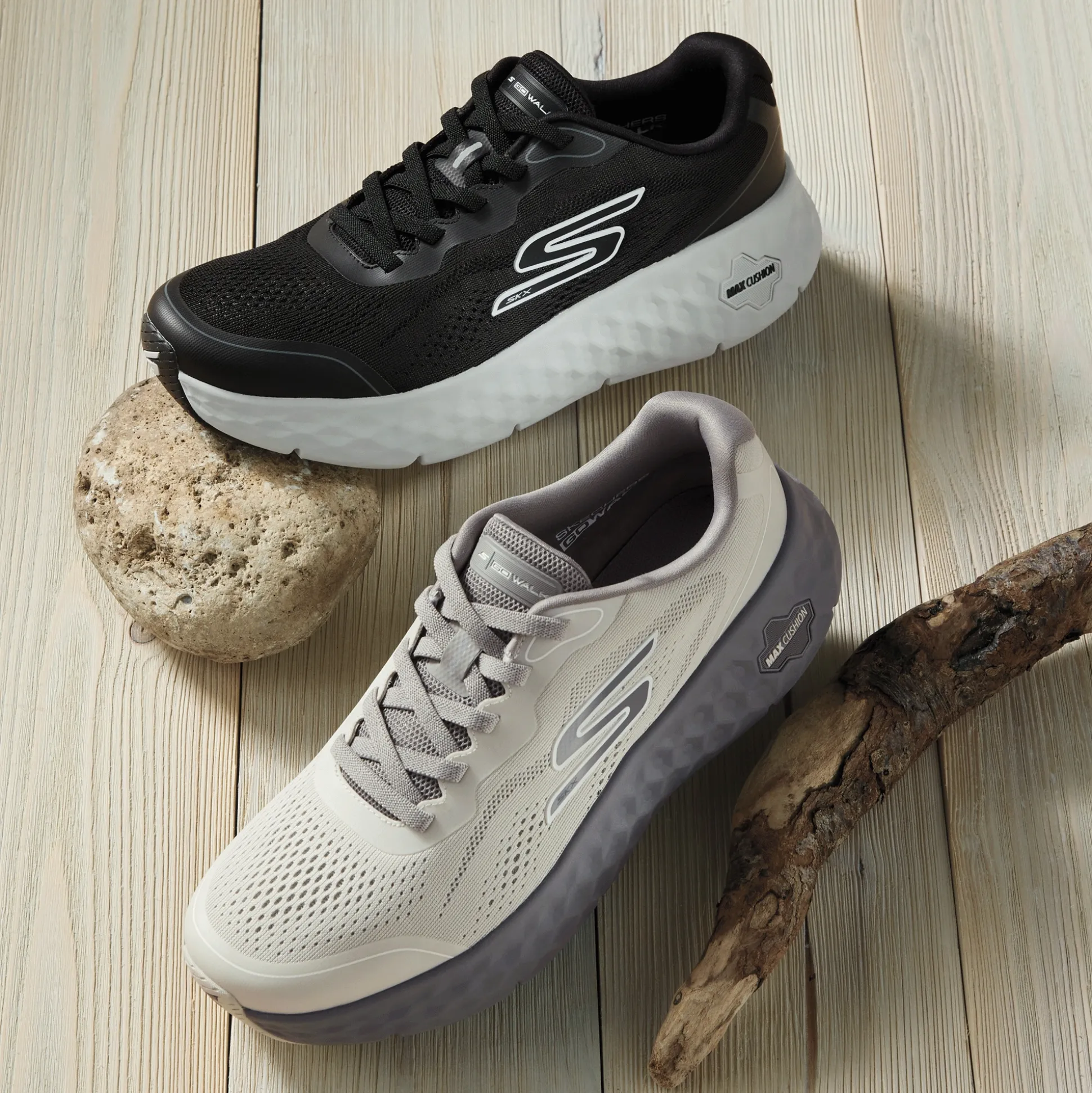 Skechers GO WALK Max Cushioning Flex Ozzie Shoe with Max Cushioning and Natural Rocker Technology