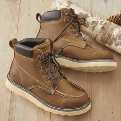 Skechers Men's Leather Kadmiel Bennot Boot with Electrical Hazard Rating
