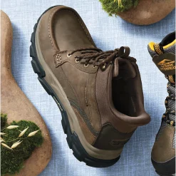 Skechers Men's Slip-Ins Relaxed Fit Leather Comfort Boot