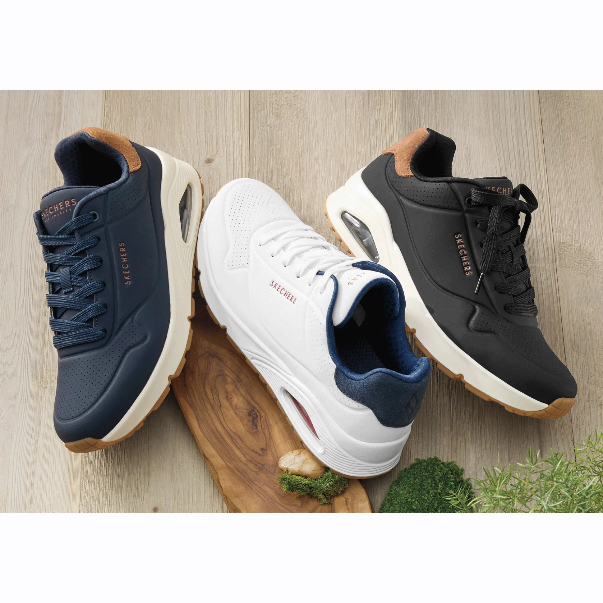 Skechers Men's Uno Suited On Air Lace-Up