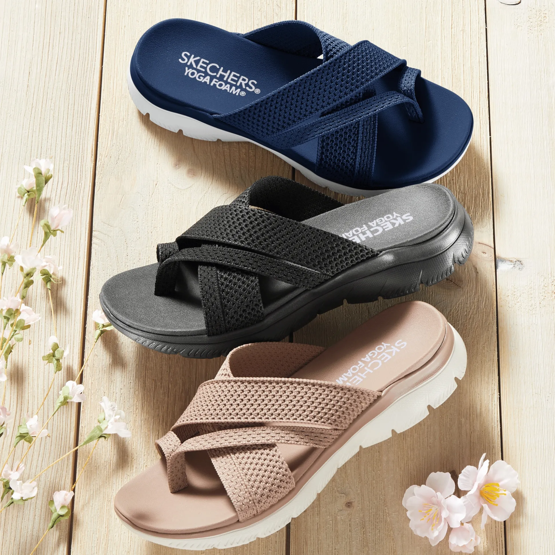 Skechers Summits Fantasy Walk Sandal with Yoga Foam Footbed