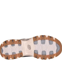 Skechers Women's D'Lites Leopard Lace-Up