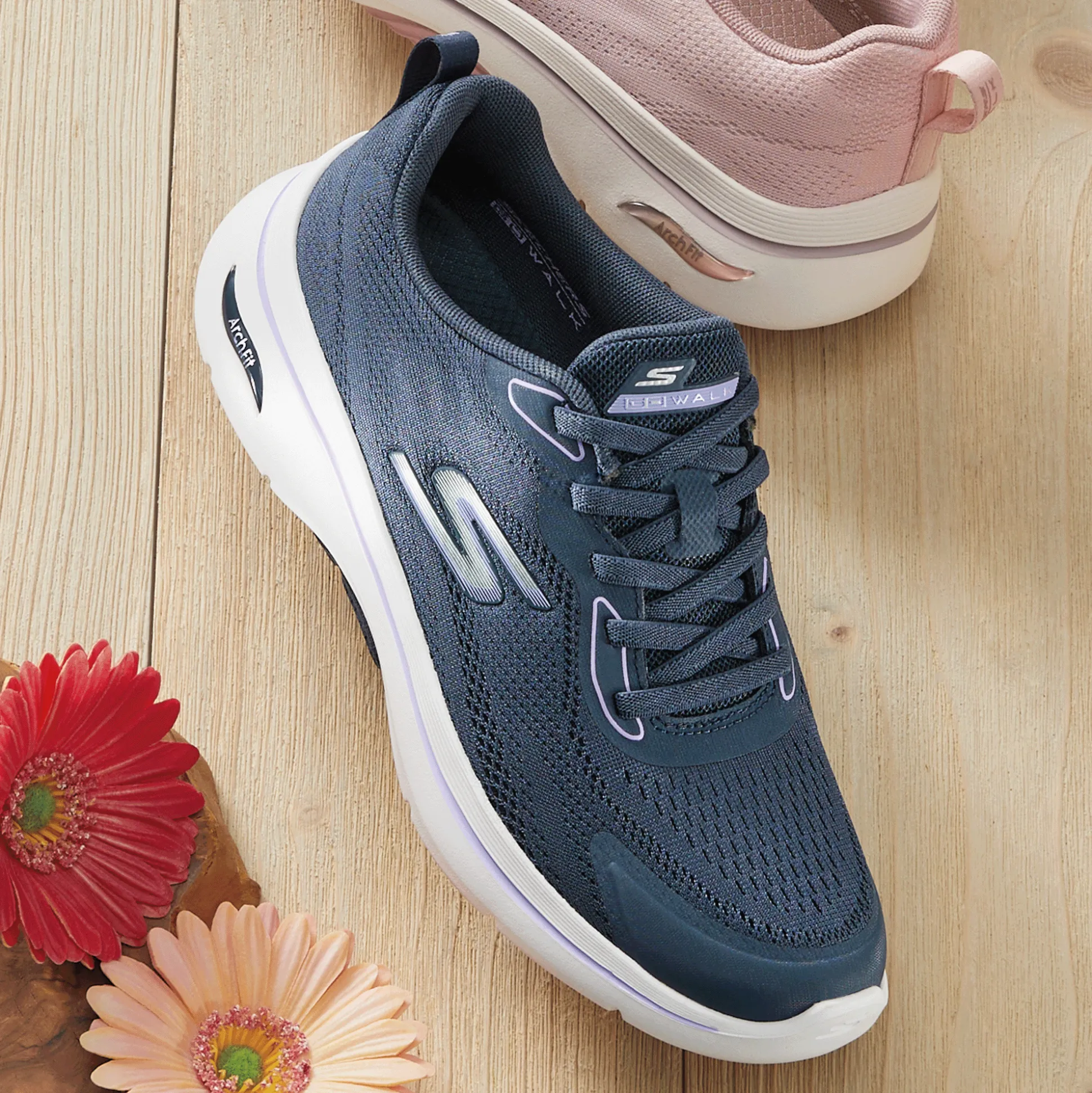 Skechers Women's Go Walk Arch Fit 2.0 Cassy Shoe with APMA Seal of Acceptance